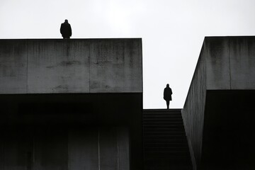 Unresolved trauma - cause of depression: abstract image of mental state. Depression symptoms. Metaphorical unresolved trauma perceptions of a loss of pleasure or interest. Chronic sadness.