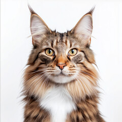 Obraz premium Cat Maine Coon Natural Pose