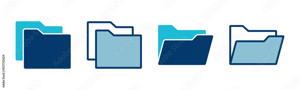 Aufkleber folder icon vector isolated on white background. folder and documents icon. icon archive
