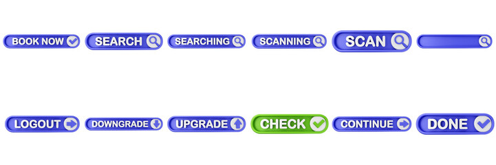 3d text box button speak talk conversation comment media icon set bundle illustration