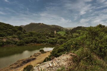 La Siberia, an abandoned town in Colombia’s Andes. Crumbling walls, empty streets, and overgrown...