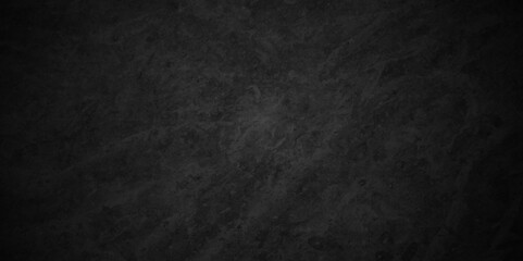 Dark black grunge wall textured concrete background. backdrop dark grey black slate background or texture. Vector blackboard concrete texture. Stone wall background.	