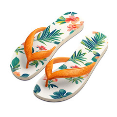 Flip Flops / Sandals Mockup on white background