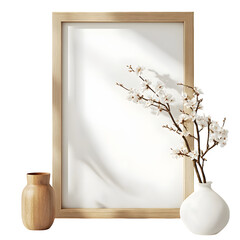 Frame Photo Mockup on white background