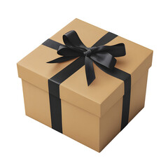 Gift Box Packaging Mockup on white background