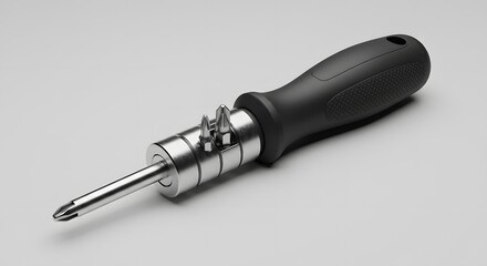 Multi-Bit Screwdriver with Ergonomic Handle - Professional Tool