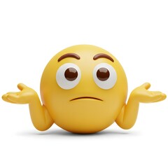 Shrugging Emoji Meaning Expression