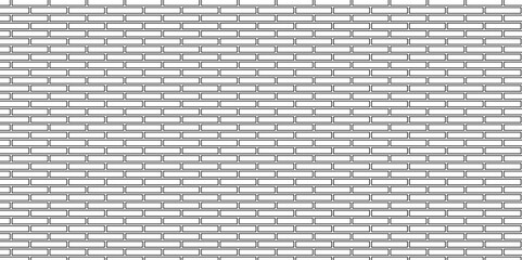 Fototapeta premium pavement grunge empty stucco masonry floor and wall limestone brickwork concrete texture. Urban white, black line cement rough row wallpaper abstract background. 