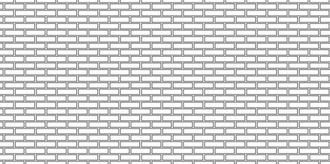 Obraz premium Vector empty stucco masonry pavement floor and wall limestone brickwork concrete texture. Urban white, black line cement rough row wallpaper abstract background. 