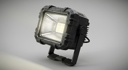 Powerful LED Work Light, Rugged & Portable - Industrial Design