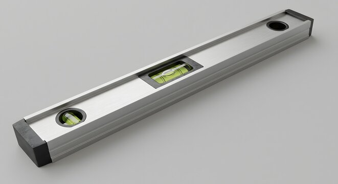 Fototapeta Professional Aluminum Spirit Level Tool - Accurate Measurement for Construction and DIY