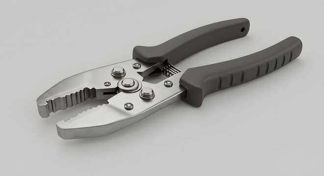 Fototapeta Professional Crimping Pliers - Metal Hand Tool for Electrical Work