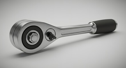 Professional Ratchet Wrench Tool - 3D Render