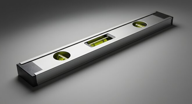 Fototapeta Professional-Grade Aluminum Spirit Level - Precise Measurement Tool