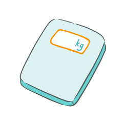 weighing scales vector illustration