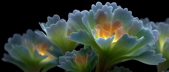 Fototapeta premium Close up Detailed Floral Image Soft Light Delicate Petals Nature Botanical Flower Bl