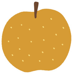 シンプルな梨のイラスト