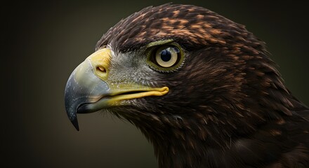 Obraz premium Eagle Profile Close Up