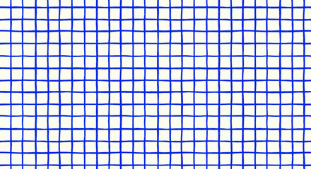 手描きのチェック柄パターン幾何学模様背景図案
