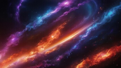 Naklejka premium abstract space background