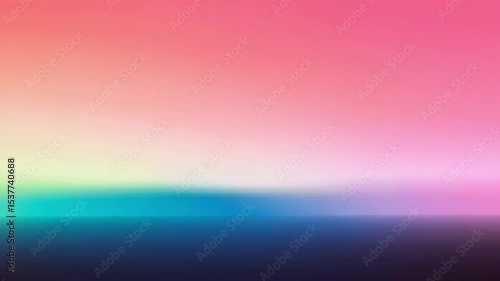 Poster gradient of blue and white with soft pink hue, creating a smooth transition effect