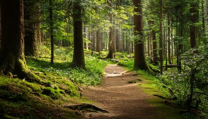 Obraz premium path in the woods