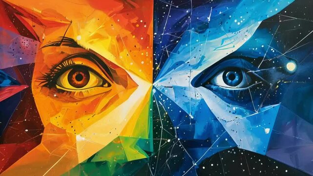 Framework of doubt with expressive visuals, Doubt, Framework, Manifestation, Expressive framework.