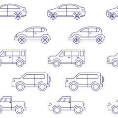 Transportation Seamless Pattern