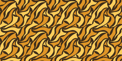Organic motif, botanical motif background. Seamless pattern.Vector.スタイリッシュな有機的パターン