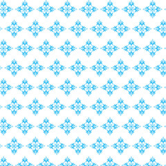 Seamless Pattern Light Blue Floral Ornament Vector Design Background Wallpaper Texture Repeat