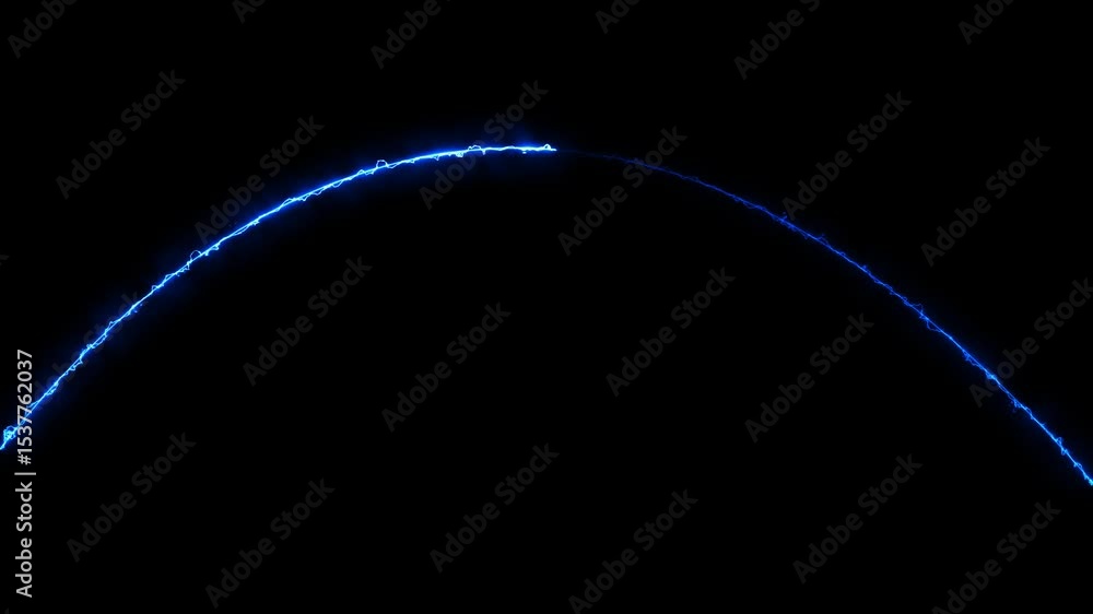 Poster glowing neon line animation on black background. abstract light effect element . lines abstract futu
