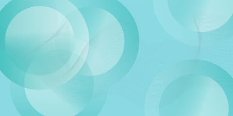 Minimalist banner background. Green and blue gradations.Circle geometric background. Simple design. Vector. EPS 10