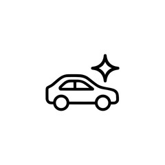 car wax outline icon or car wax label vector isolated. Best car polish icon for websites, apps, or product relate about car wax.