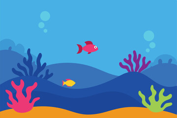Fototapeta premium fish in the sea