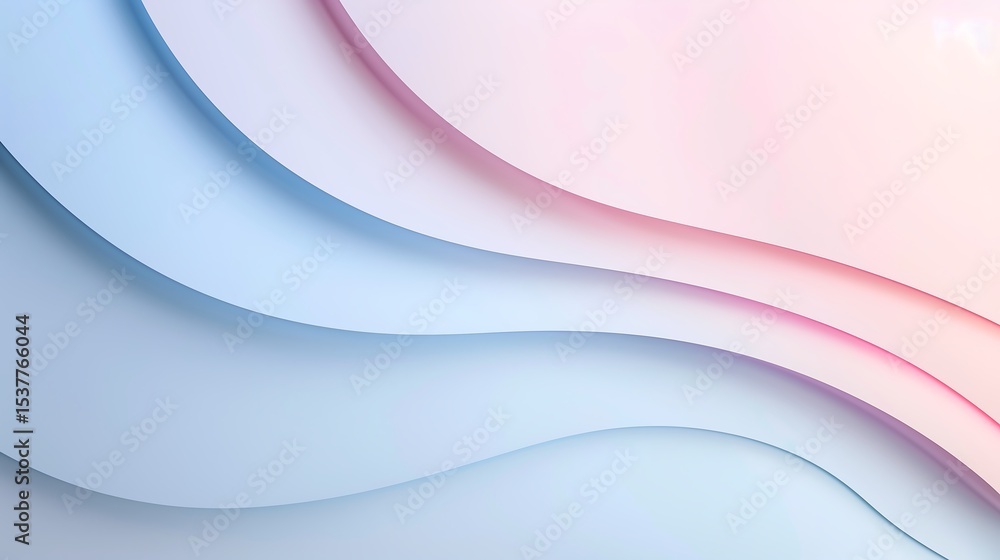 Aufkleber simple pastel-toned abstract background with smooth texture and negative space, offering a calm and 