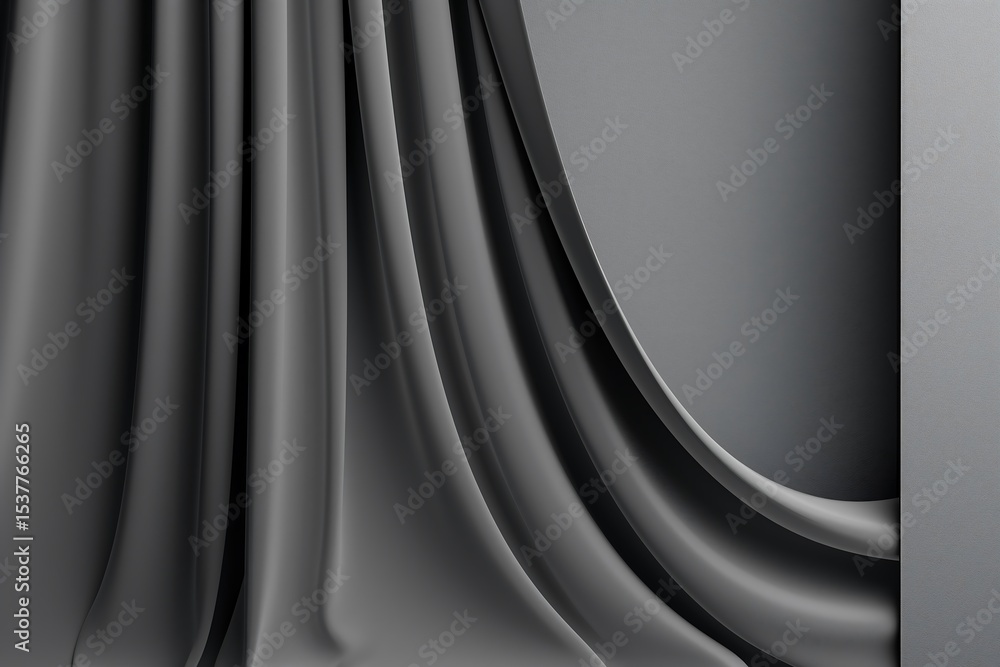 Poster smooth plain abstract backdrop in monochrome shades with gentle lighting and no distractions, ideal 