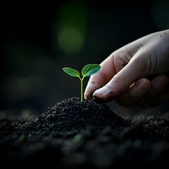 Nurturing new life from the earth