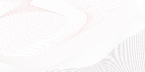 Premium background design with white line pattern (texture) in luxury pastel colour. Abstract horizontal vector template for business banner, formal backdrop, prestigious voucher, luxe invite