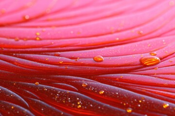 Abstract Red and Orange Liquid Swirls Texture
