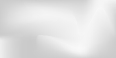 Silver foil background with metal mirror texture. Chrome gradient surface with light gloss simple abstract