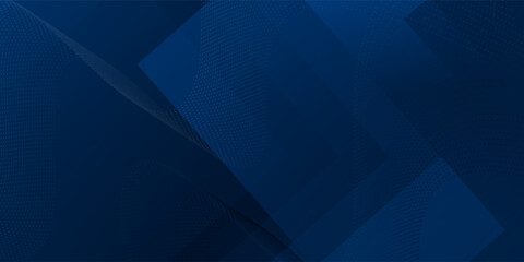 Abstract blue background. Geometric triangle background. Hexagon pattern. Vector background.