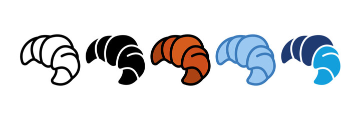 Croissant Icon Element For Design