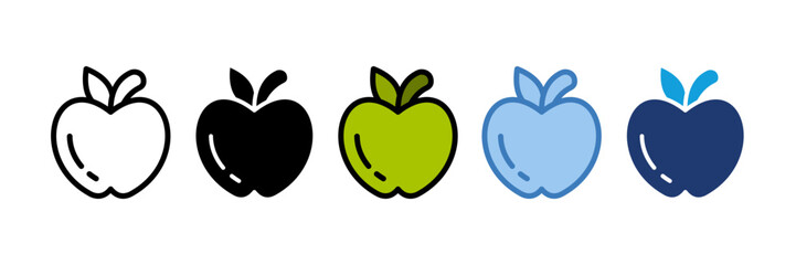 Apple Icon Element For Design