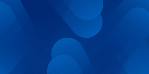 Abstract blue background with glowing geometric lines. Modern blue gradient art square shape design. Futuristic technology concept modern simple nice good