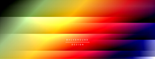 Abstract colorful gradients dominate image. Black borders frame vibrant spectrum, text reads background design. Smooth transitions create visual interest.