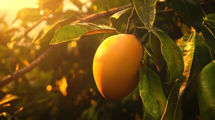 ripe apricots in the garden