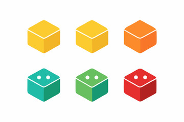 Obraz premium set of Paneer icon vector silhouette illustration isolated on white background