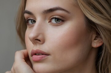 Obraz premium close up portrait of young woman