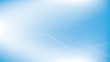 Abstract white and blue color, modern design stripes background with curve lines. Vector illustration.