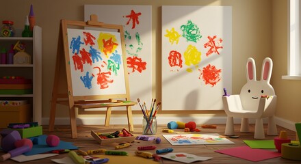 Art Studio for Kids Creative Mess and Joyful Expression